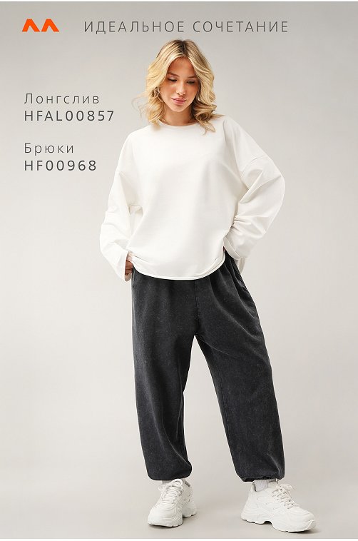 Женские брюки из футера двухнитки Happyfox