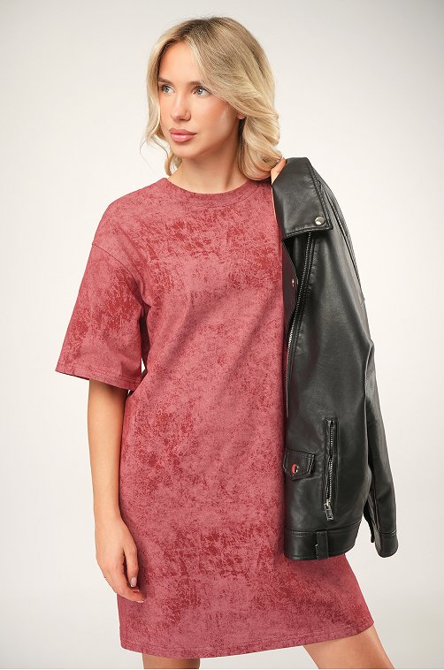 Женское платье-футболка оверсайз Happyfox