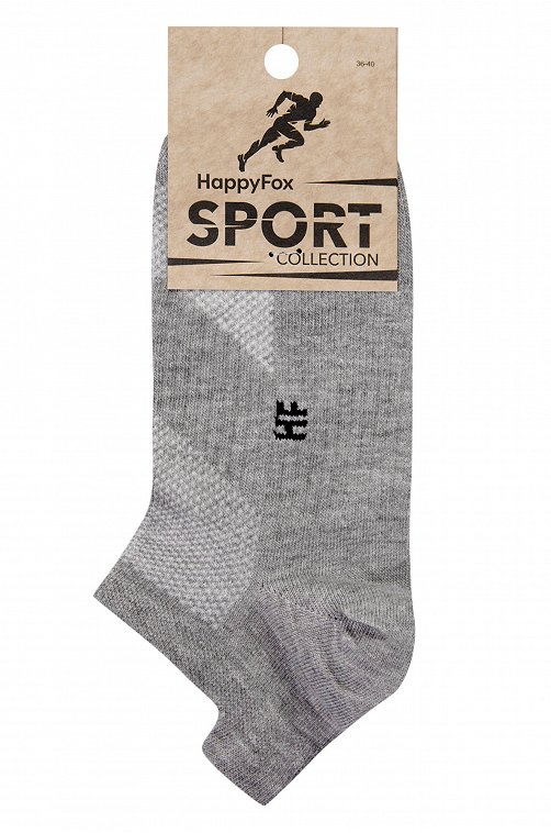 Укороченные спортивные носки с сеткой Happy Fox