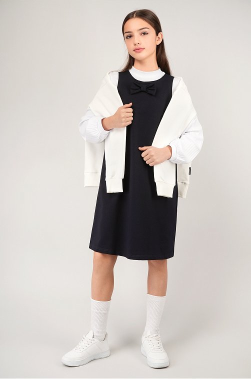 Сарафан для девочки из футера Happyfox