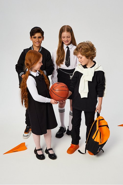 Сарафан для девочки из футера Happyfox