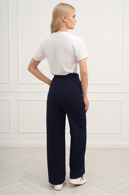 Женские брюки из футера двухнитки Happyfox