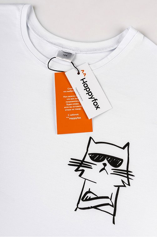 Детская футболка оверсайз Happyfox