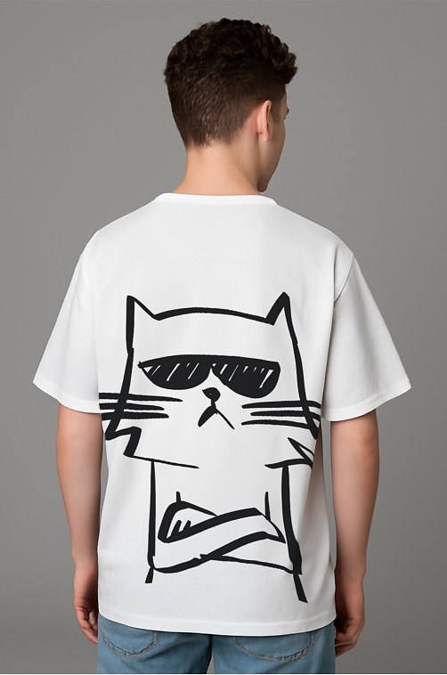 Детская футболка оверсайз Happyfox