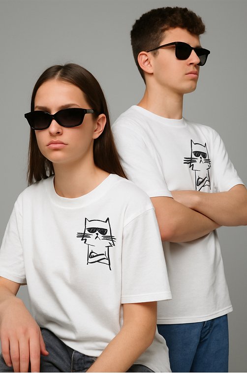 Детская футболка оверсайз Happyfox