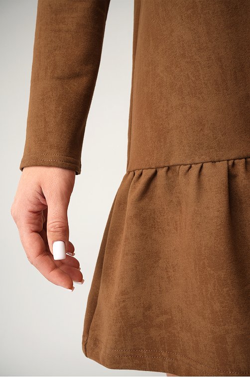 Женское платье - трапеция из футера Happyfox