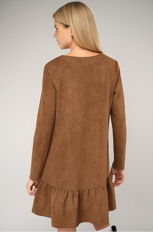 Женское платье - трапеция из футера Happyfox