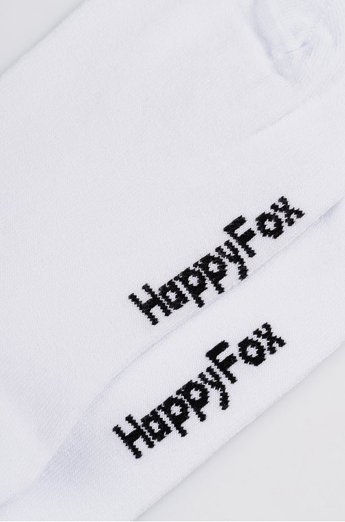 Прикольные носки с надписью Happy Fox