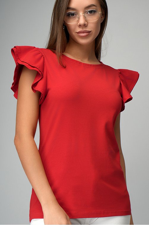 Женская блузка с коротким рукавом Happyfox