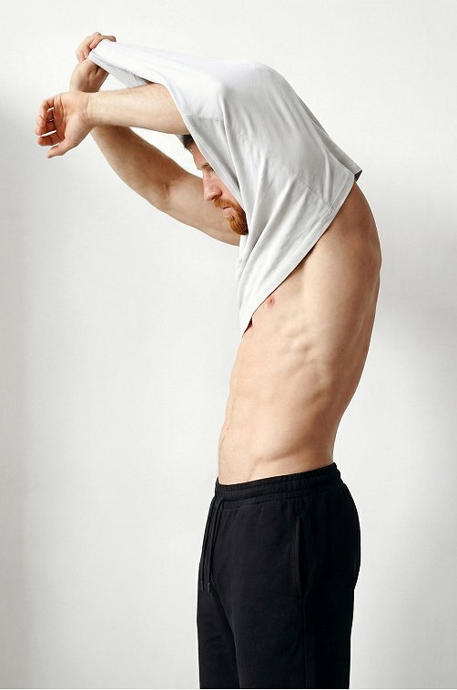 Мужская футболка оверсайз без рукавов Happyfox