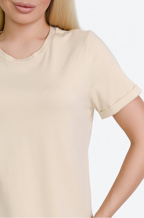 Женская базовая футболка с лайкрой Happy Fox