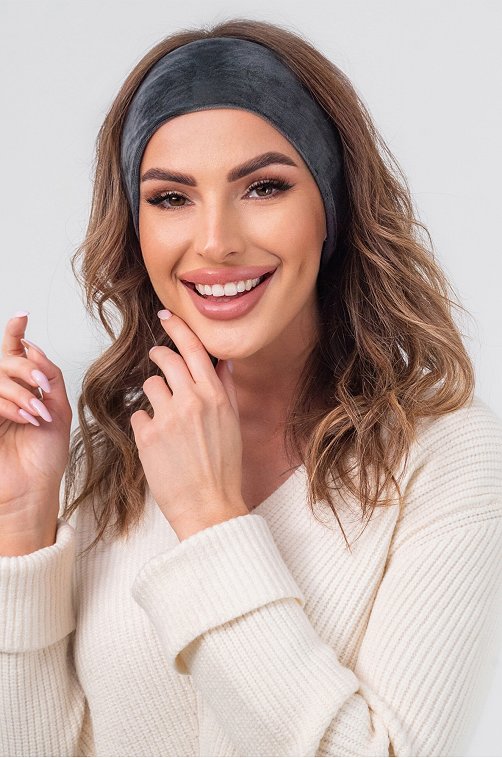 Повязка на голову из велюра Happyfox
