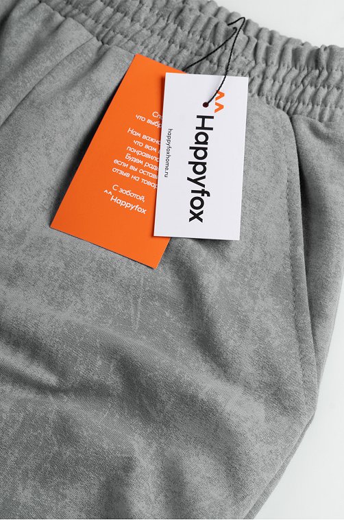 Брюки палаццо из футера двухнитки для девочки Happyfox
