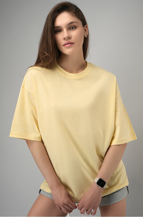 Женская футболка оверсайз Happyfox