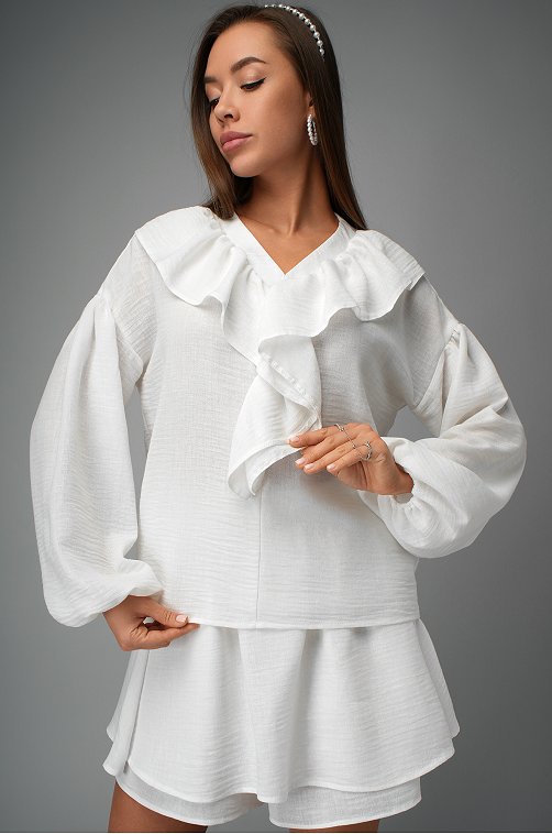 Женский льняной костюм Happyfox