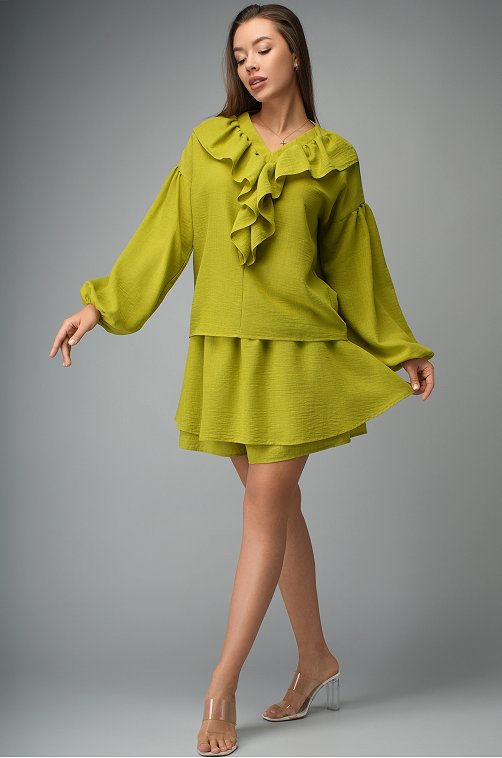 Женский льняной костюм Happyfox