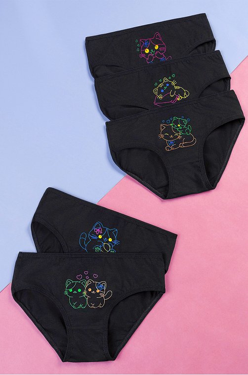 Набор трусов для девочки 5шт Happyfox