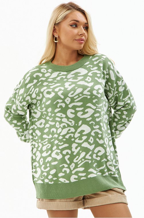 Женский свитер оверсайз Happyfox