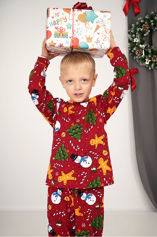 Детская новогодняя пижама Happyfox