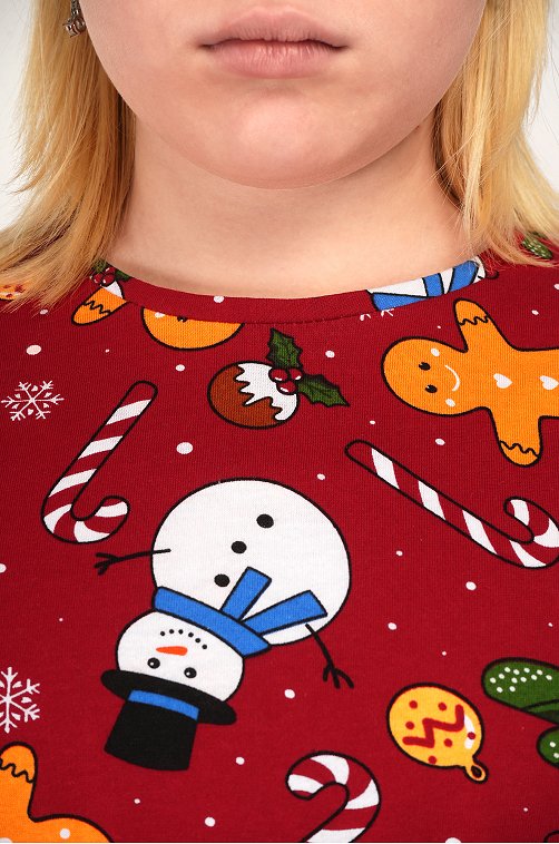 Детская новогодняя пижама Happyfox