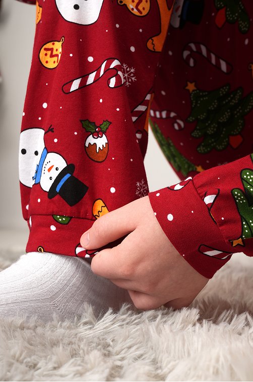 Детская новогодняя пижама Happyfox