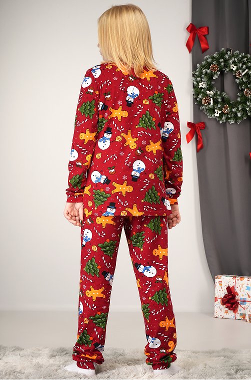 Детская новогодняя пижама Happyfox