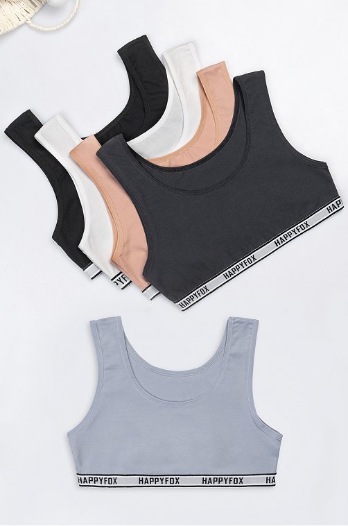 Майка-топ для девочки 5шт Happyfox