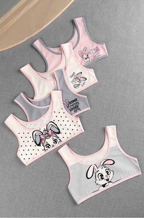 Майка-топ для девочки 5шт. Happyfox