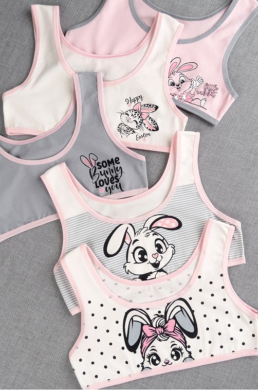 Майка-топ для девочки 5шт. Happyfox