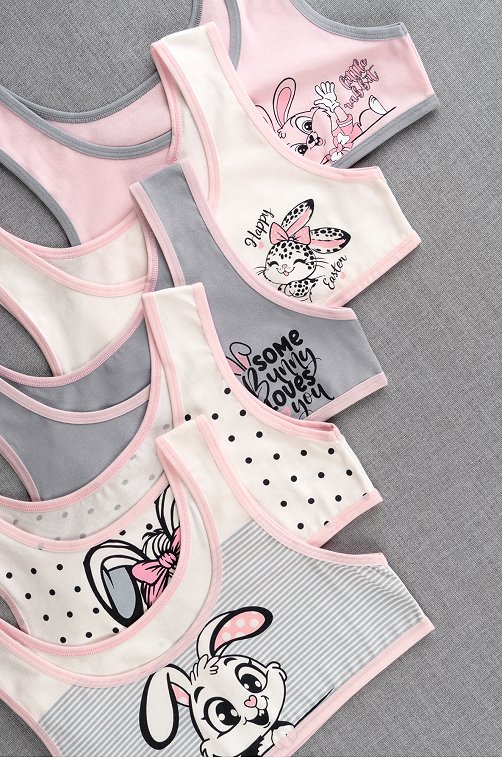 Майка-топ для девочки 5шт. Happyfox