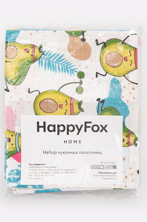 Набор полотенец 4шт. Happy Fox Home