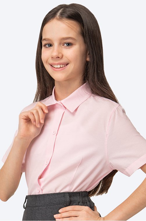Рубашка с коротким рукавом для девочки Happy Fox