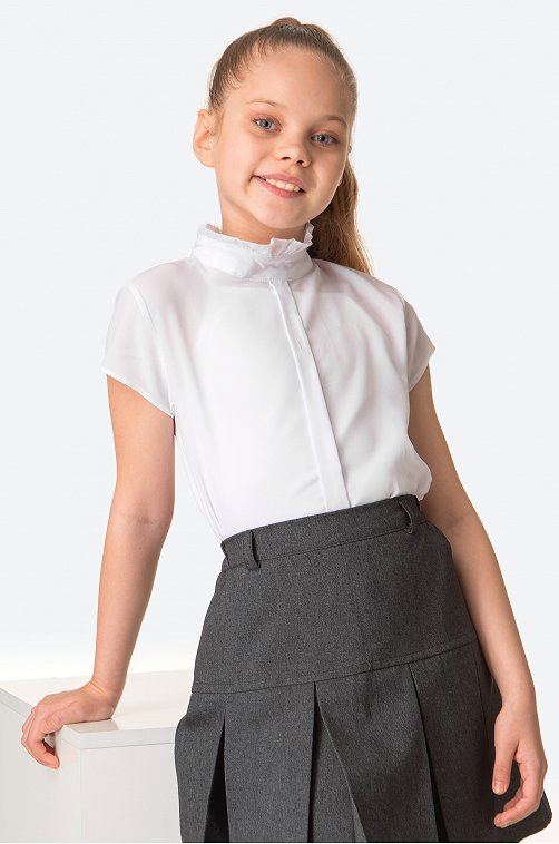 Блузка с коротким рукавом для девочки Happy Fox