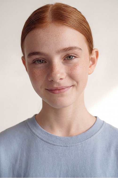 Костюм из футера для девочки оверсайз Happyfox