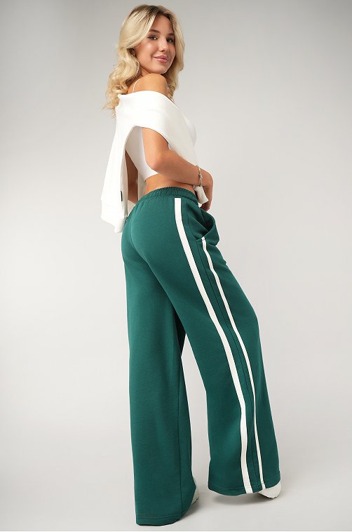 Женские брюки из футера двухнитки Happyfox