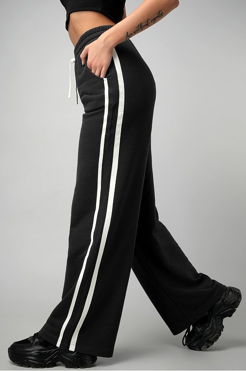 Женские брюки из футера двухнитки Happyfox