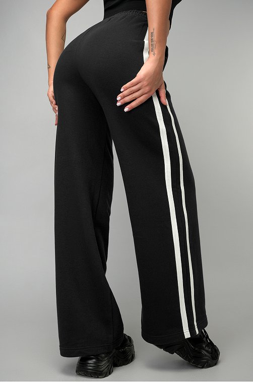 Женские брюки из футера двухнитки Happyfox