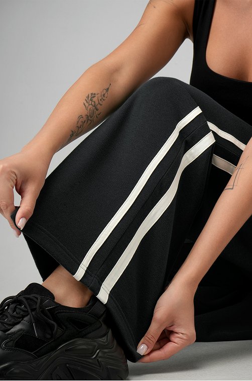 Женские брюки из футера двухнитки Happyfox