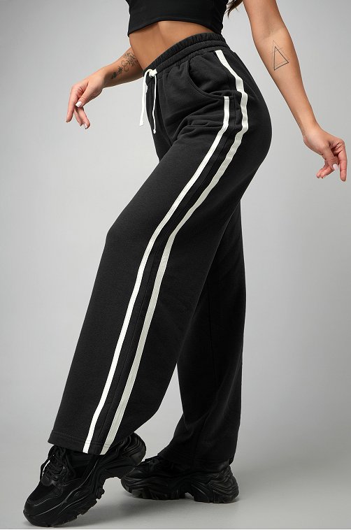 Женские брюки из футера двухнитки Happyfox