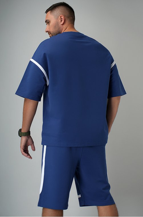 Мужской костюм оверсайз из футера двухнитки Happyfox