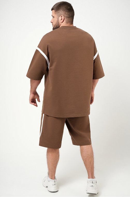 Мужской костюм оверсайз из футера двухнитки Happyfox