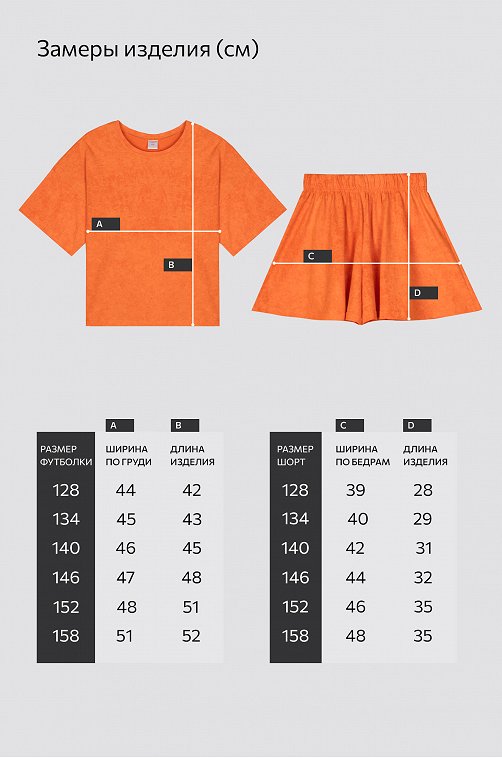 Летний костюм для девочки Happyfox