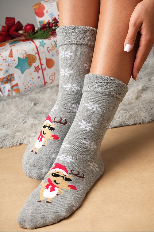 Махровые носки Happyfox