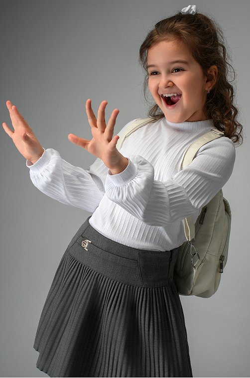 Блузка для девочки с длинным рукавом Happyfox