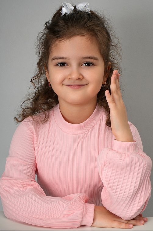 Блузка для девочки с длинным рукавом Happyfox