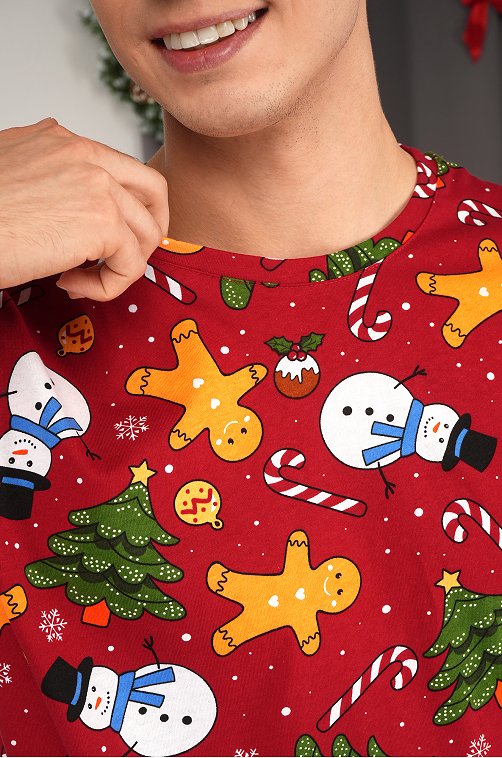 Мужская новогодняя пижама Happyfox