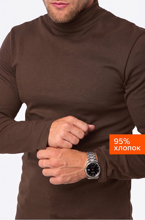 Мужская водолазка из рибаны Happyfox