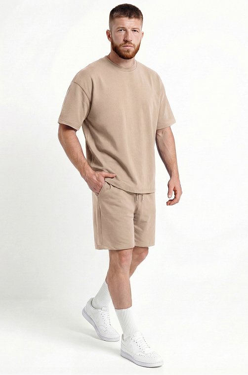 Мужской костюм из футера с шортами Happyfox