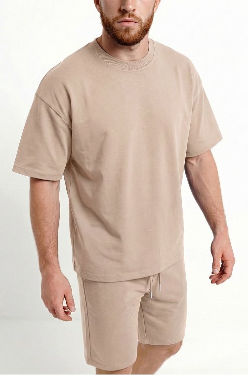 Мужской костюм из футера с шортами Happyfox