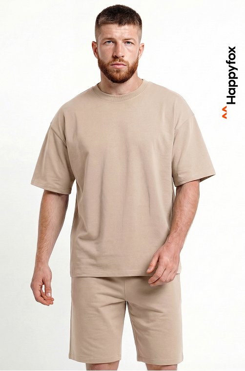 Мужской костюм из футера с шортами Happyfox